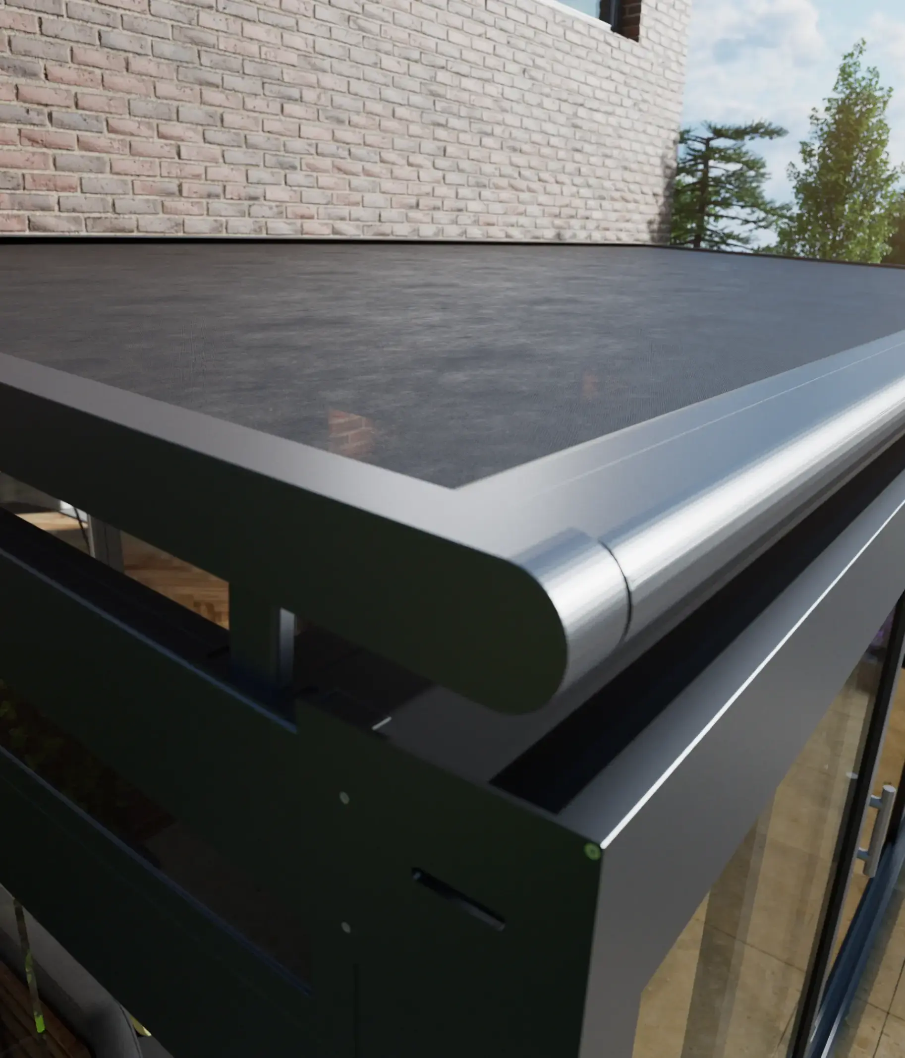 Zonwering met meerdere lagen bescherming